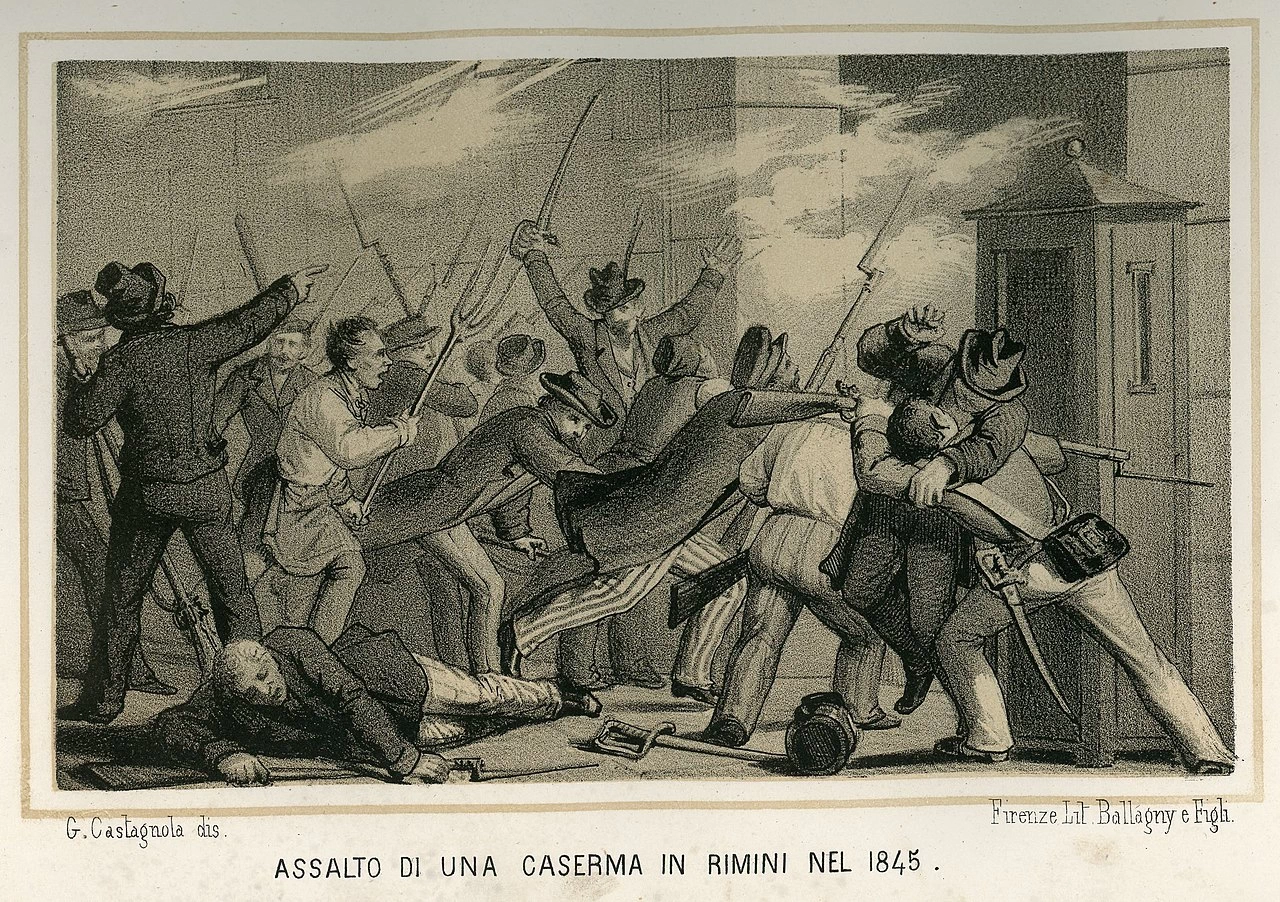 Assalto di una caserma in Rimini nel 1845